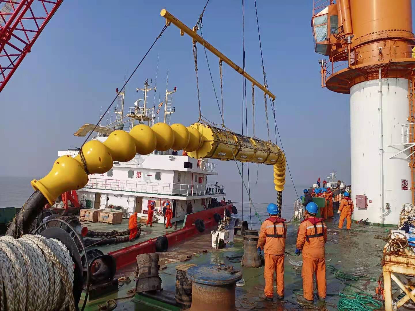 11-2，助力中廣核嵊泗海上風電項目成功送電